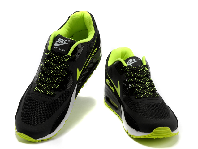 New Men'S Nike Air Max Black/Greenyellow